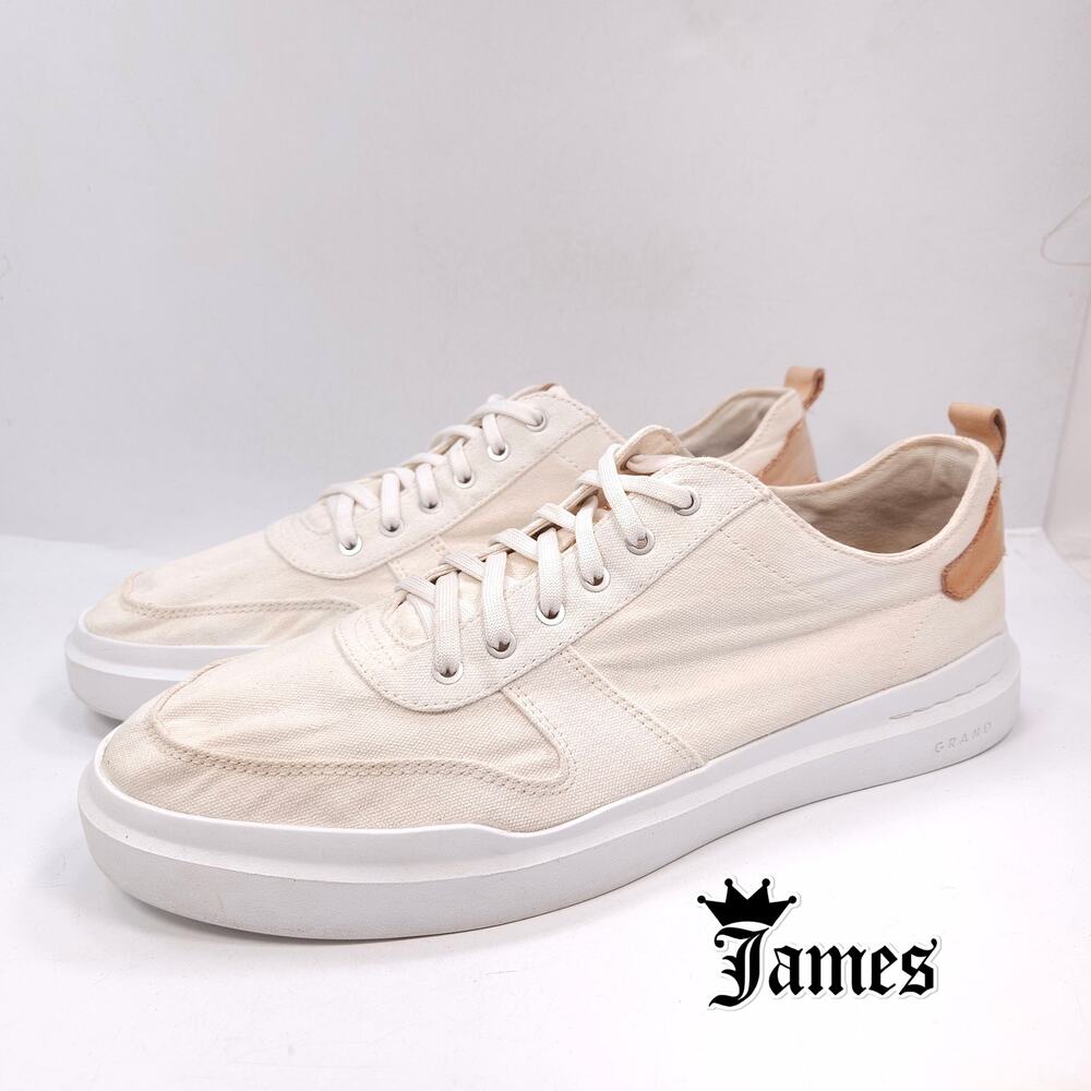 Cole Haan Grand Pro Rally Casual Lace Up Shoe Mens Size 13 C34713 White